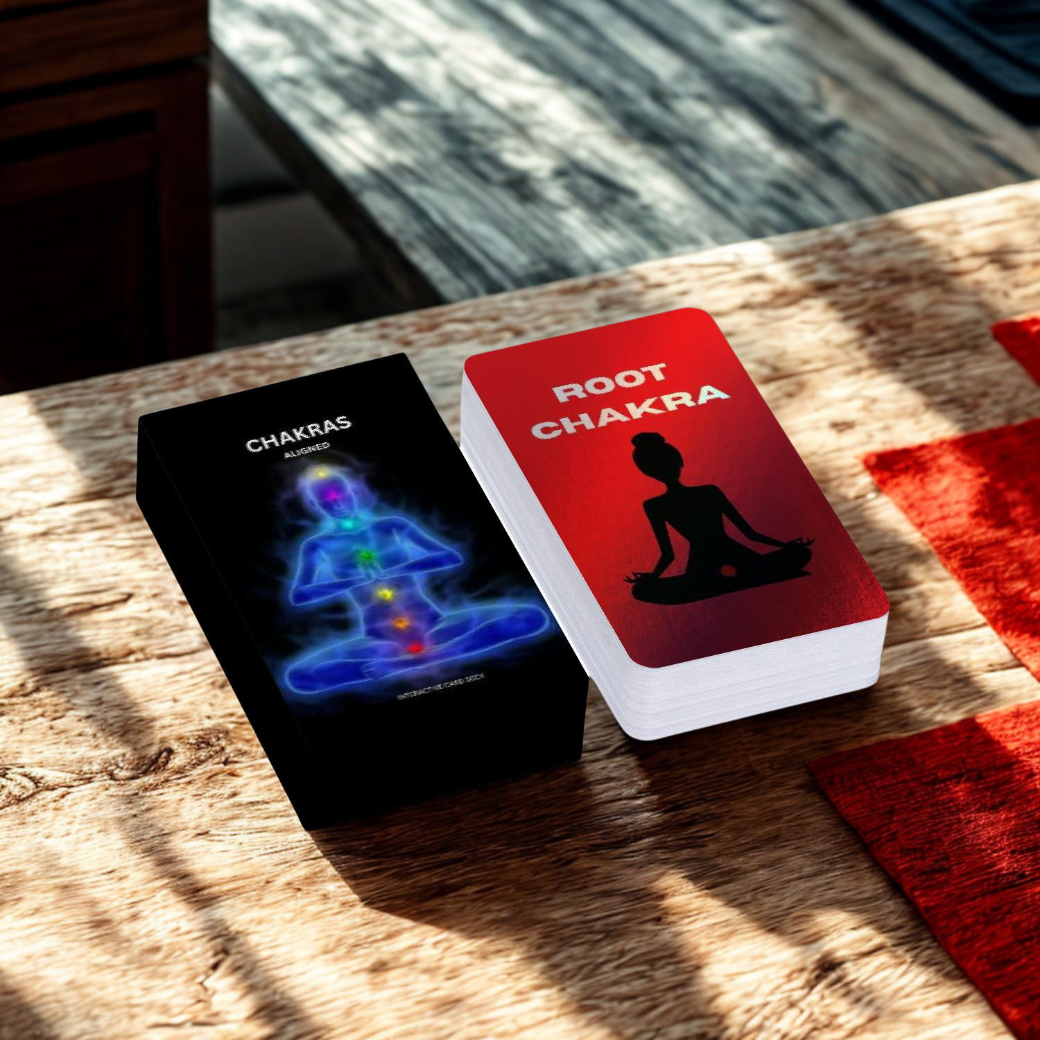 Chakra Alignment Daily Interactive cards (Self Growth Activation)