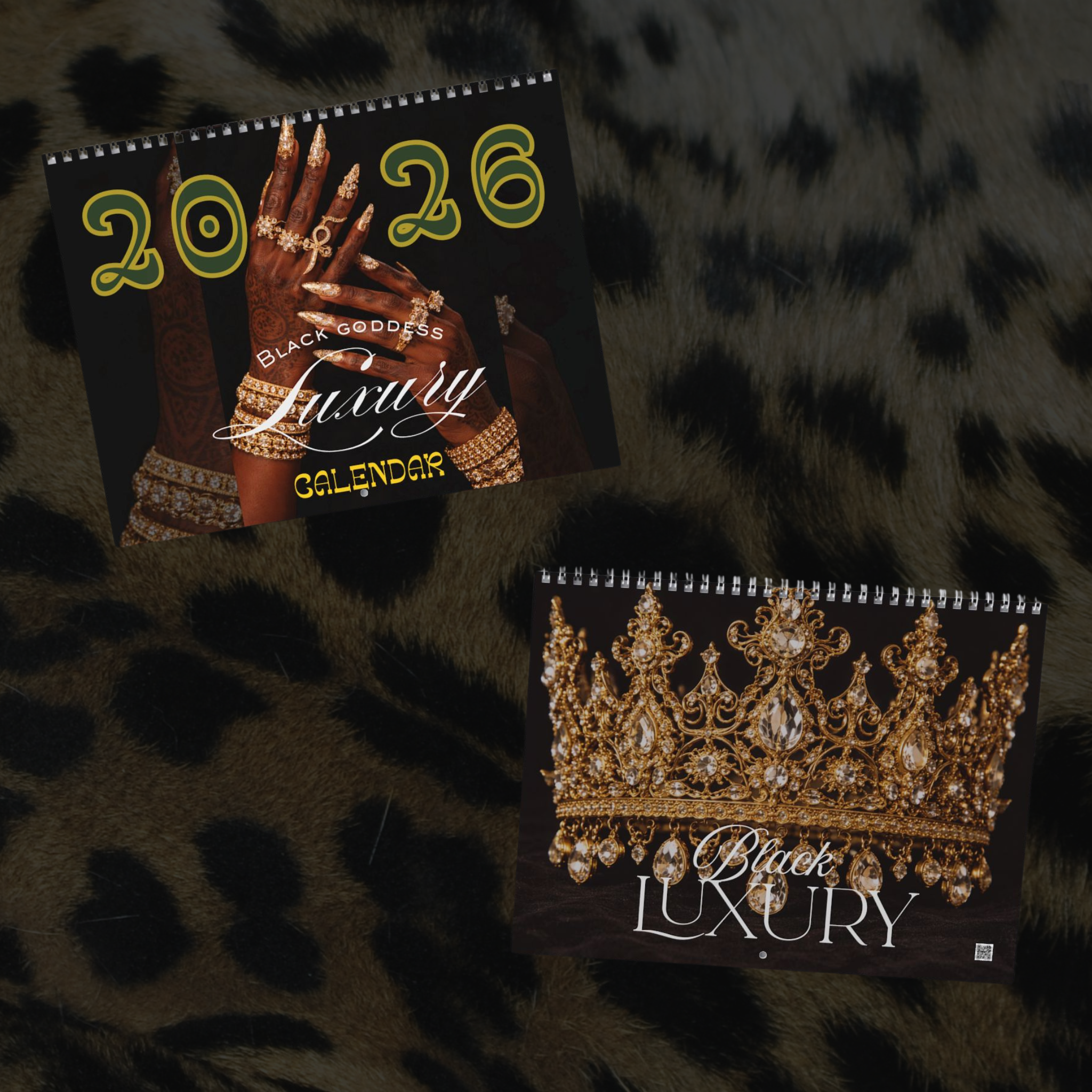 Black Goddess Luxury Calendar 2026 | Black Wealth Wall Calendar