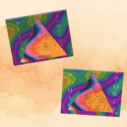 Divine Feminine Affirmations 2026 Wall Calendar | Goddess Empowerment Art