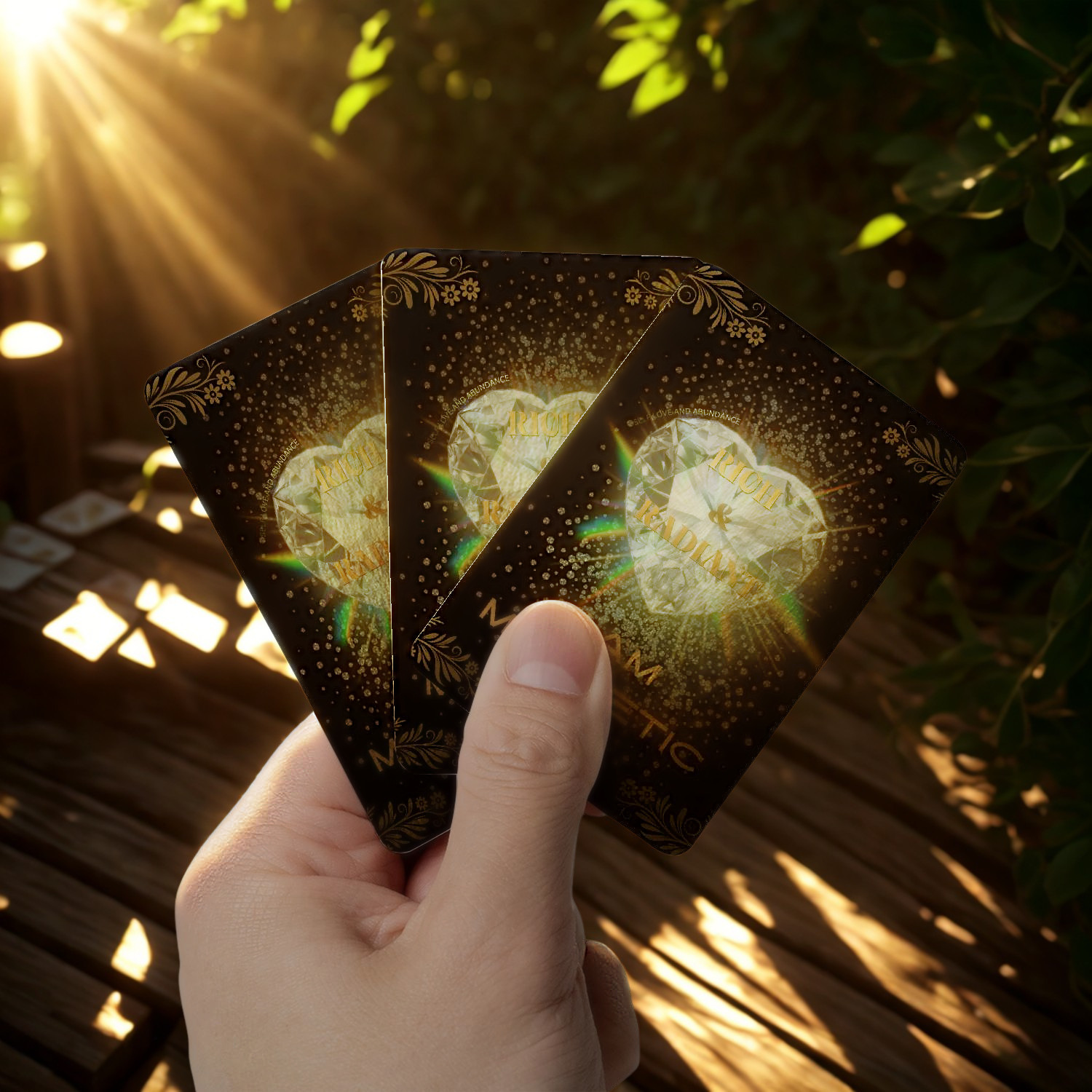 RICH & RADIANT Magical Affirmation cards (Self Magnetism)