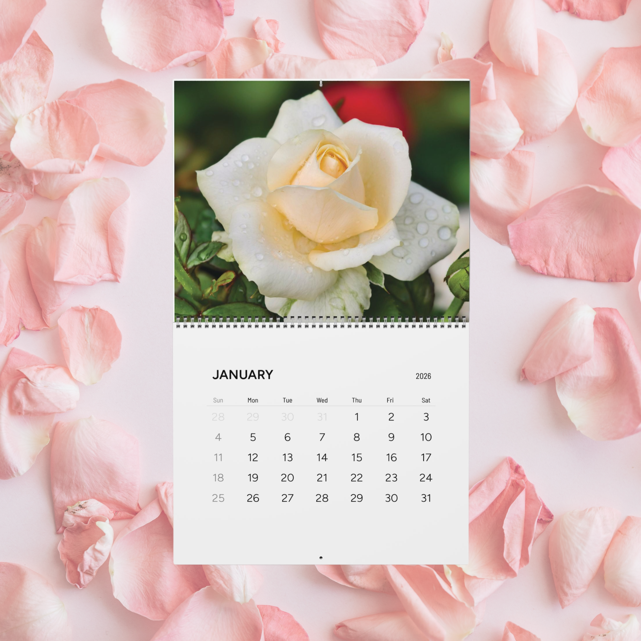 Floral Photography Wall Calendar 2026