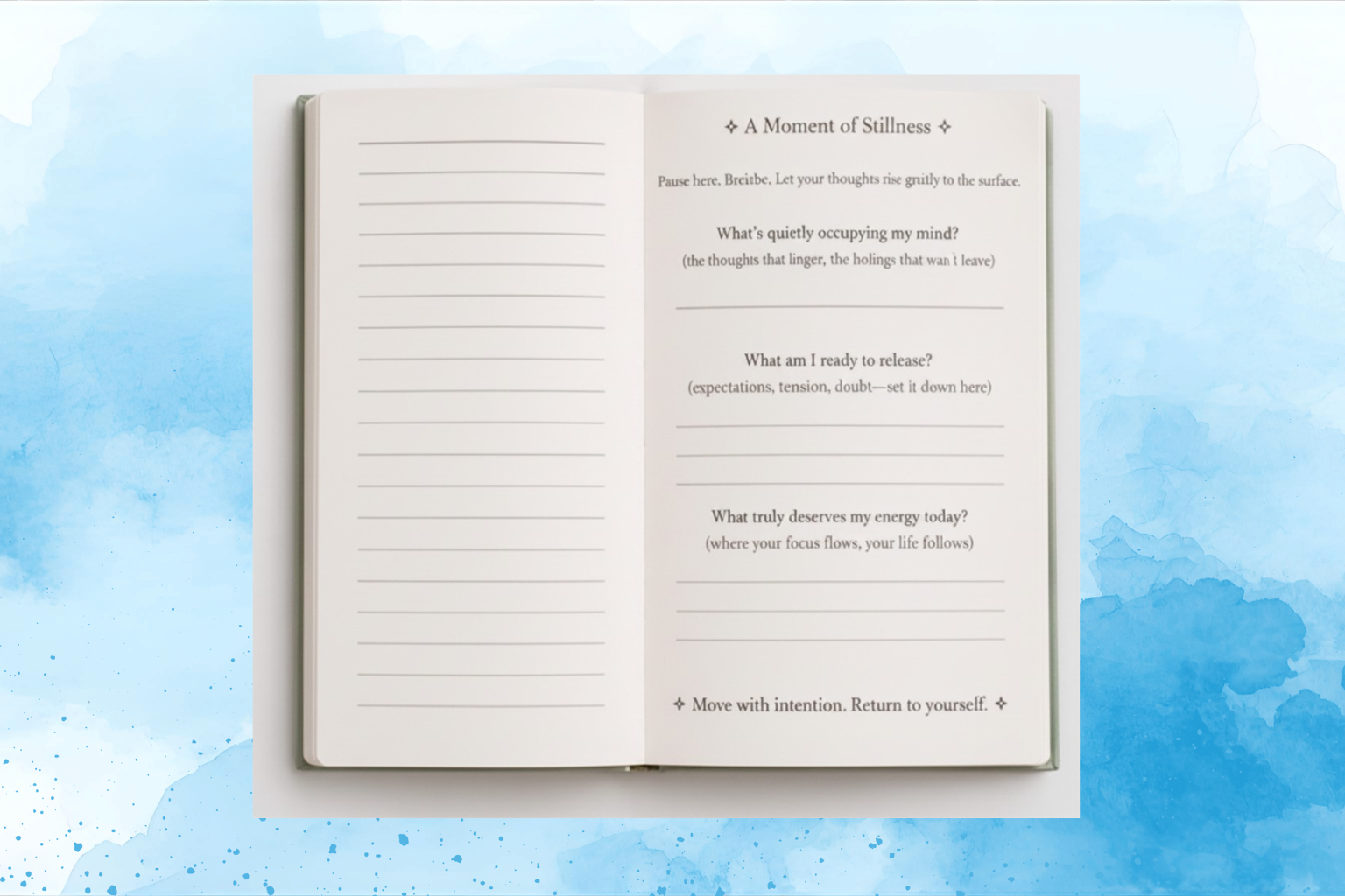 Mindfulness Journal