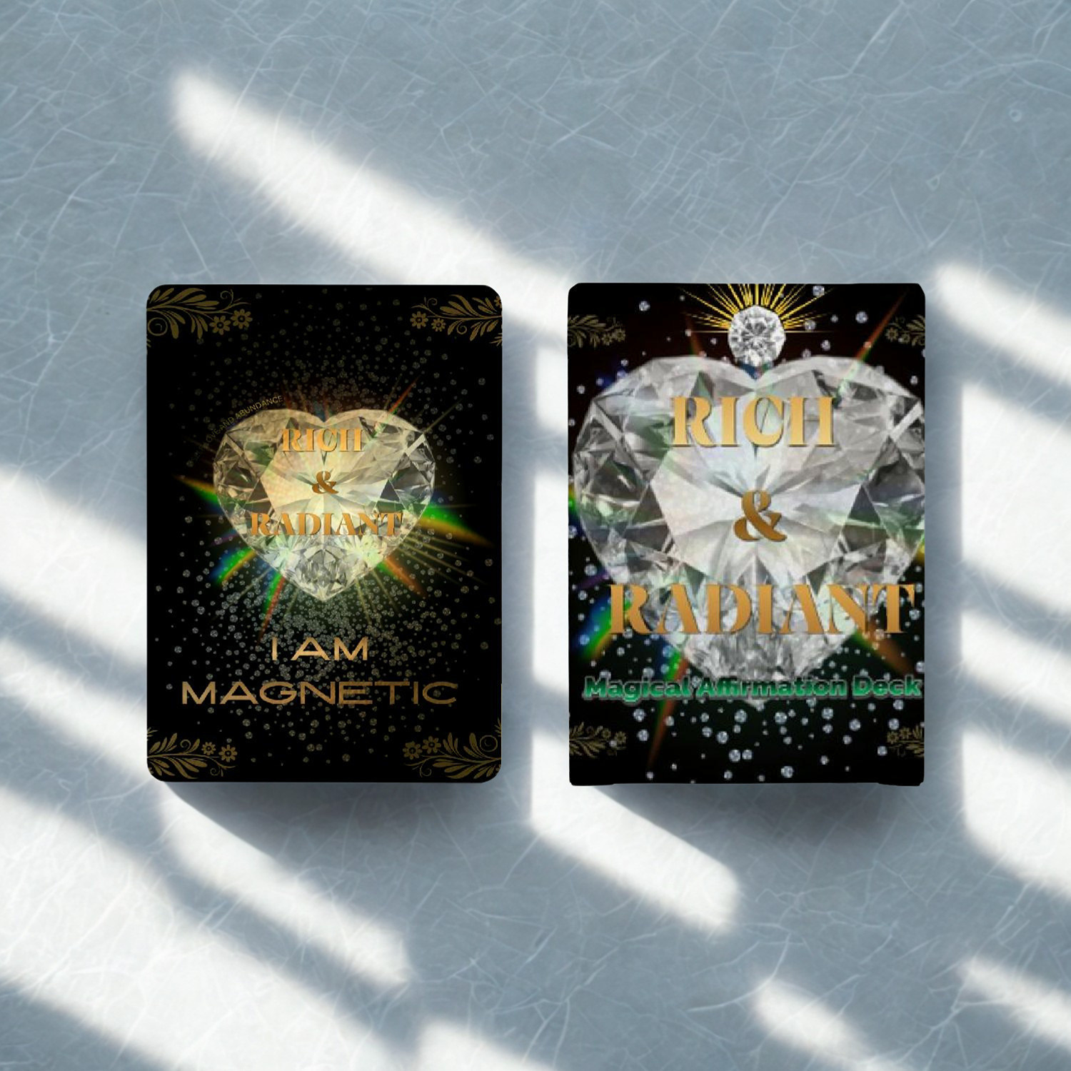 RICH & RADIANT Magical Affirmation cards (Self Magnetism)