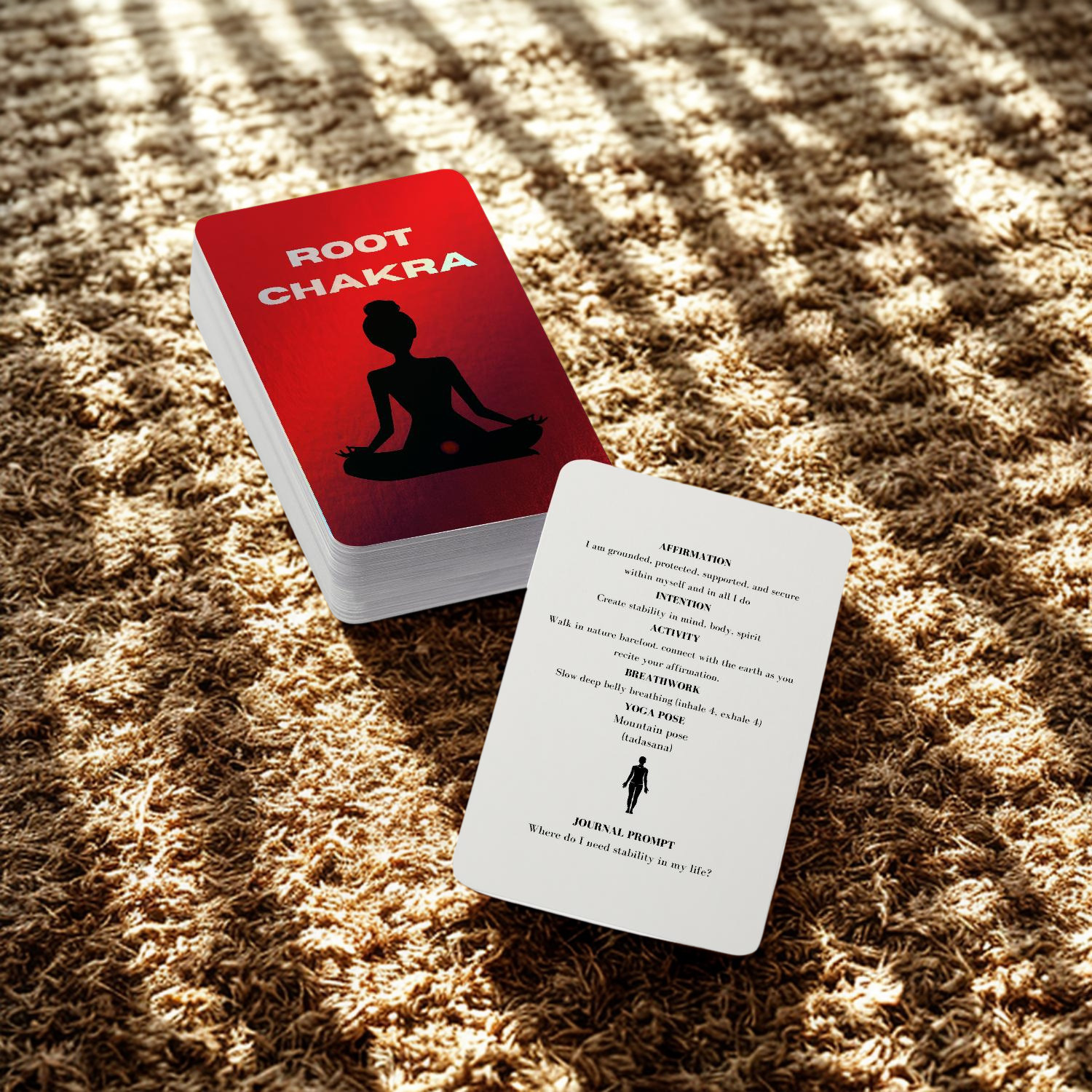 Chakra Alignment Daily Interactive cards (Self Growth Activation)